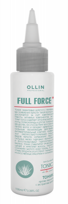 Тоник для волос против перхоти с экстрактом алоэ OLLIN FULL FORCE, 100 мл