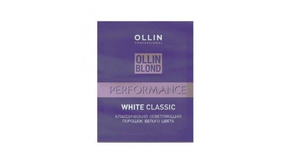 Порошок для осветления волос OLLIN PERFORMANCE белый, 30 г